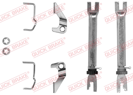 QUICK BRAKE 102 53 009 Kit dispositivo di registrazione, freno a tamburo